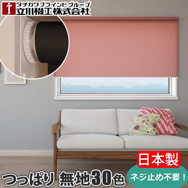 Amazon｜ロールスクリーン つっぱり式 穴あけ不要 テンション 立川機工